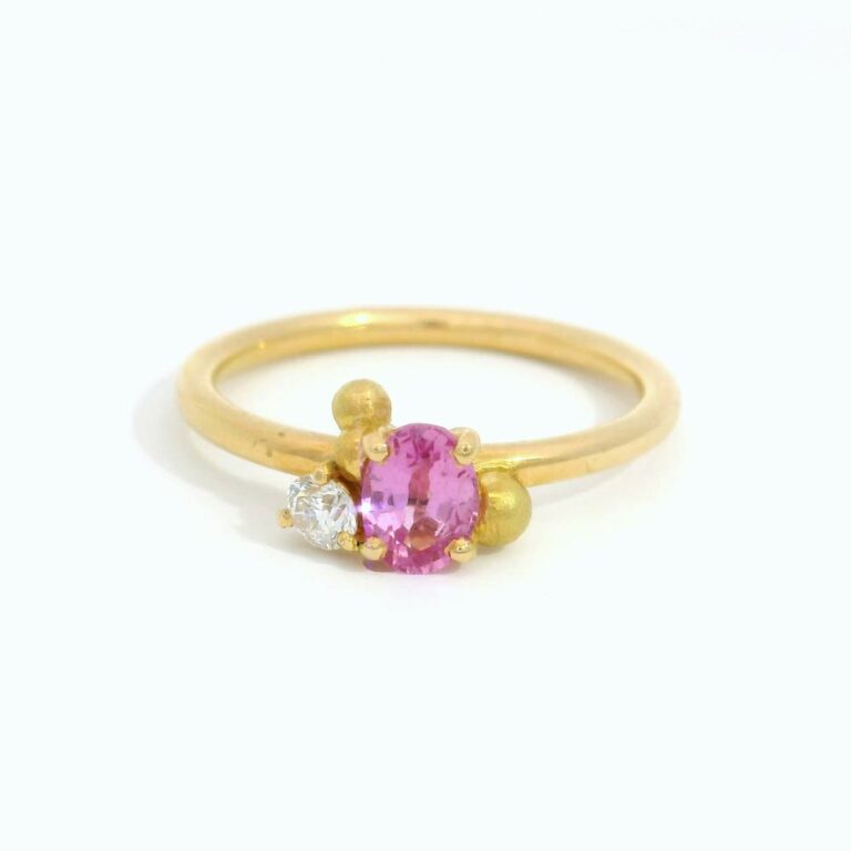 Mini Bubble saphir rose 1 fusion